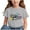 Gray, variant on Piuwrlz Kid Short Sleeve Sweatshirt Girls T-Shirts Black Size 2 Years