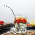 thumbnail image 3 of ReaNea Silver 18 Piece Stainless Steel Straw Set, 8.5" Reusable Metal Straws, 3 of 9