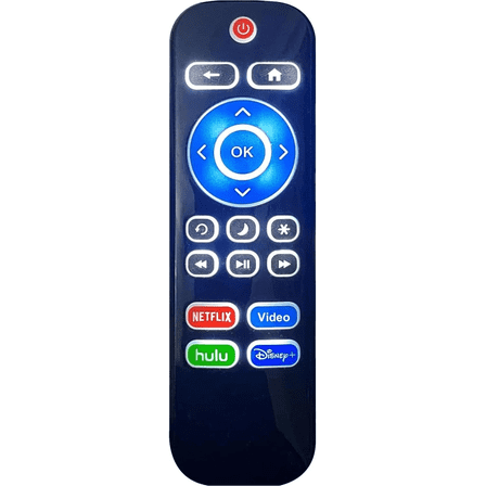 Backlit Remote for Roku TV TCL/Hisense/Sharp/Philips/Onn/Element/Westinghouse