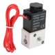 thumbnail image 3 of Daboolka Válvula solenoide de acción directa Agua Aire Aceite Válvula de cuerpo de aleación de aluminio de 2 posiciones y 3 vías G1/8 pulgadas (AC220V), 3 of 8
