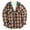 #1021 Red, variant on Felirenzacia Men’s Long Sleeve Flannel Shirt Jacket with Hood, Berber Lined Polyfill Insulated Plaid Outerwear Warm