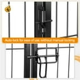 thumbnail image 5 of Alden Design 31.5″H Metal Pet Playpen Steel Dog Cat Exercise Barrier Outdoor Indoor Fence Door, 5 of 10