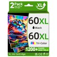 thumbnail image 1 of OEGGOINK 60XL Ink Cartridges Compatible for HP 60 Ink Cartridge Combo Pack Color and Black Compatible for HP 60 Ink Fit for DeskJet C4680 C4780 C4795, 1 of 6