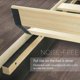 thumbnail image 5 of Extra large bed frame, soft padded platform bed, with adjustable headboard, button plush, wooden support, easy to assemble, bed My Lux Decor Round, 5 of 7