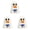 D*3, variant on 3pcs Waterproof Summerween Ghost Resin Figurine, Cute Kawaii Hawaii Beach Halloween Mini Statue, Tabletop Pool Indoor Outdoor Seasonal Decor