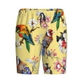 thumbnail image 4 of Fotbe Beautiful Bright Birds And Flowers Pajama Shorts for Men, Men's Pajama Bottoms, Sleepwear,Short Pajama Pants-Small, 4 of 9
