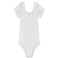 thumbnail image 3 of renvena Girls Children Classic Cotton Short Sleeve Dance Wear Leotard Gymnastics Bodysuit, 3 of 7