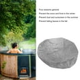 thumbnail image 6 of Outdoor Furniture Dust Covers Round Bathtub Cover 190 Silver Polyester Taffeta Hot Tub Waterproof Cover, 6 of 21
