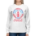 thumbnail image 2 of Officially Licensed Coca Cola Vintage Coca-Cola Enjoyment Design Women's Sweatshirt, 2 of 3