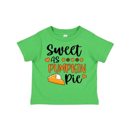 

Inktastic Thanksgiving Sweet As Pumpkin Pie Gift Toddler Boy or Toddler Girl T-Shirt