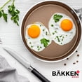 thumbnail image 7 of Bakken-Swiss 2-Piece Mini Egg Pan Set – 5.5" Non-Stick Frying Pan with Spatula, Cool-Touch Handle, for Gas, Electric & Ceramic Cook-tops, Golden, 7 of 7