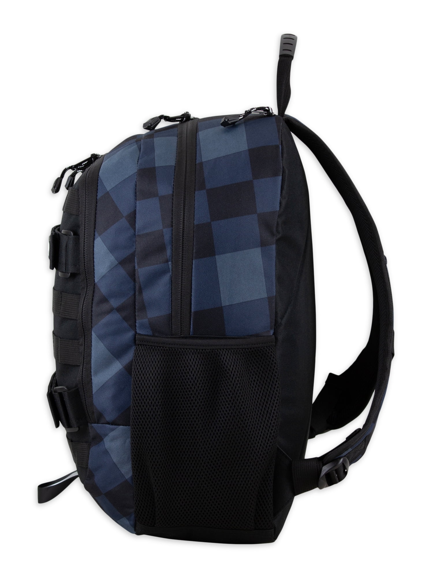 Eastsport Strategic Skater Backpack, Blue Plaid