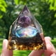 thumbnail image 2 of Naturaleza Reiki Chakra Atratada Amethyst Orgonita Piramid Ogan Torre Cristal para El Estrés Meditación Curativa, 2 of 7