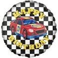thumbnail image 4 of Race Car Birthday Party Supplies 5pc Balloon Bouquet Decorations, 4 of 5