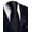 Black, variant on Maroon Tie and Pocket Square with Striped Solid Color Lapel Pin Silk Formal Necktie Set Wedding Party