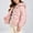 Pink, variant on Fesfesfes Kids Unisex Wave Quilted Hooded Puffer Jacket Full Zip Lightweight Warm Winter Coat with Contrast Lining for Boys Girls Ages 2-13 Years