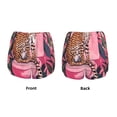 thumbnail image 3 of Cauagu Cheetah On Toilet Humor Art Print Women's 2 in 1 Running Shorts Athletic Workout Gym Yoga Shorts Running Shorts for Women-Large, 3 of 7