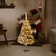 thumbnail image 3 of Adornos navideños, regalos navideños, árbol de Navidad iluminado con copos de nieve, equipado con bisagras avanzadas, árboles artificiales, soporte de metal y puntas de ramas para una decoración navid, 3 of 6