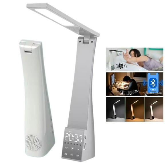 Lámpara de Escritorio Comerliv con Alarma y Bocina Bluetooth