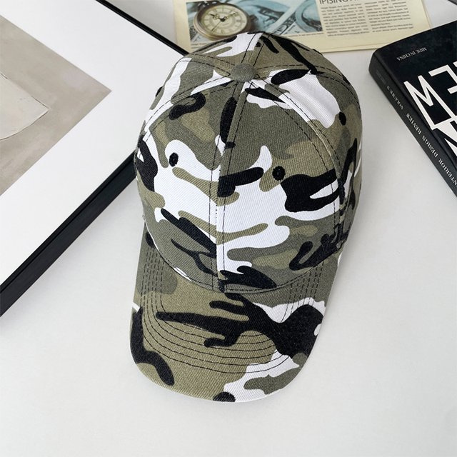 Gorra de camuflaje de moda para hombres y mujeres, gorra de béisbol deportiva de moda para entrenamiento militar al aire libre, protección solar
