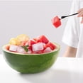 thumbnail image 4 of Oleegame 2PC Vegetable Peeler Stainless Steel Watermelon Cutter Slicer Stainless Watermelon Cube Cutter Quickly Watermelon Fun Fruit Melon Cutter For Kitchen Gadget Green, 4 of 9