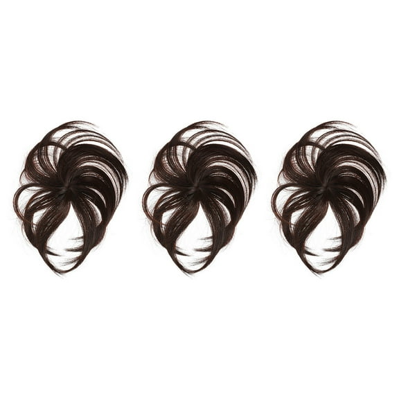 BESTOYARD Hair Pieces Women Fringe Hairpiece 3Pcs Brown