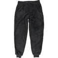 thumbnail image 2 of Lounge Affair Womens Sherpa Pajama Jogger Pants slate M/31, 2 of 2