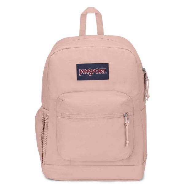 Mochila JanSport Cross Town Plus Misty Rose con funda de 15 pulgadas
