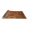 thumbnail image 2 of Ahgly Company Indoor Square Oriental Orange Industrial Area Rugs, 6' Square, 2 of 4