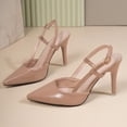 thumbnail image 5 of YTCAMLO Slingback Heels for Women Fashion Comfortable Wedding Party Dress Shoes with Buckle Closed Pointed Toe Pumps, 5 of 9