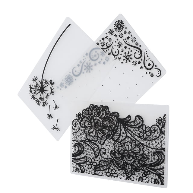 Embossing Folders, Rectangle Plastic Embossing Die, For Embossing Machine Card Making Scrapbooking Paper Craft