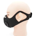 thumbnail image 4 of Mascarilla Bucal Adultos con Válvula Filtro de Carbón Activo Seguridad Ajustable, 4 of 8