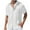 White, variant on Short Sleeve Shirts for Men Men Casual Solid Pullover Short Sleeve Stand Collar Saint V Button Tops T-Shirt Pocket Blouse Short Sleeve Dress Shirts for Men Mens Shirts Short Sleeve