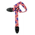 thumbnail image 3 of Walker & Williams TS-171 Stars & Stripes American Flag Guitar Strap , 3 of 6