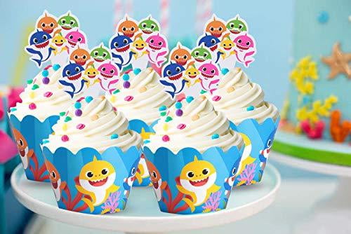 Cute Baby Shark Party Supplies Cute Shark Cupcake Topper And Wrapper Set Of 24 Birthday Party Supplies Baby Shark Cake Decoration Walmart Com Walmart Com Cute Baby Shark Party Supplies Cute Shark Cupcake Topper And Wrapper Set Of 24 Birthday Party Supplies Baby Shark Cake Decoration Walmart Com Walmart Com