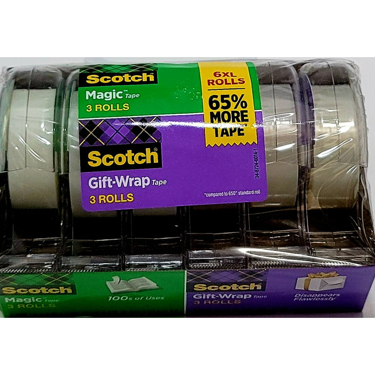 Scotch® Giftwrap Tape, 3-Pack