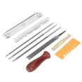 thumbnail image 3 of Chainsaw Sharpener File Kit,10Pcs Chainsaw Sharpener File Chainsaw Teeth File Chainsaw Sharpener Set Elevated Design, 3 of 14