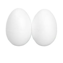 Foam Balls for Crafts,Styrofoam Balls,White Foam Balls for Artificial Flowers Polystyrene Hemispherical for Christmas Decoration and DIY Home Craft Project(10cm Egg Body *2)