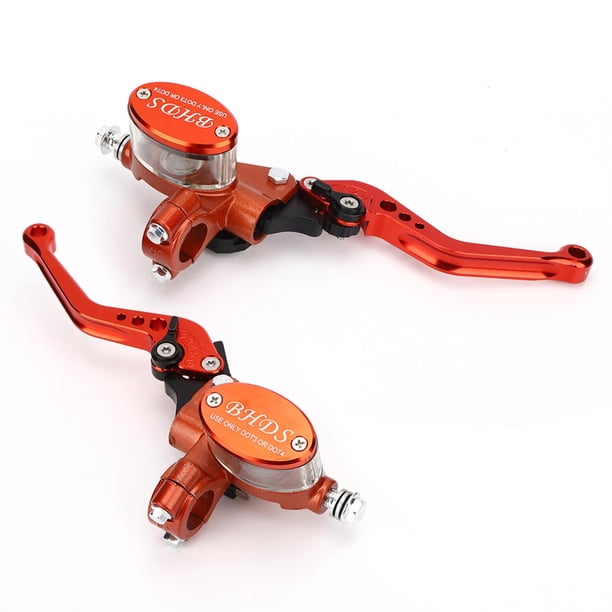 Par de palancas de embrague de freno universales para motocicleta, depósito de cilindro maestro, bomba hidráulica, freno de mano de 22 mm, compatible con HONDA