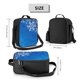thumbnail image 2 of Disketp Blue Christmas With Snowflakes Bolsa Térmica Estampada para Almuerzo, Lonchera para Hombres y Mujeres Adultos, 2 of 7