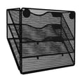 thumbnail image 3 of Soporte magnético para archivos de 3 niveles, sin taladrar, sin montaje, organizador de revistas, gabinetes, carpeta de correo para refrigerador, oficina, 3 of 4