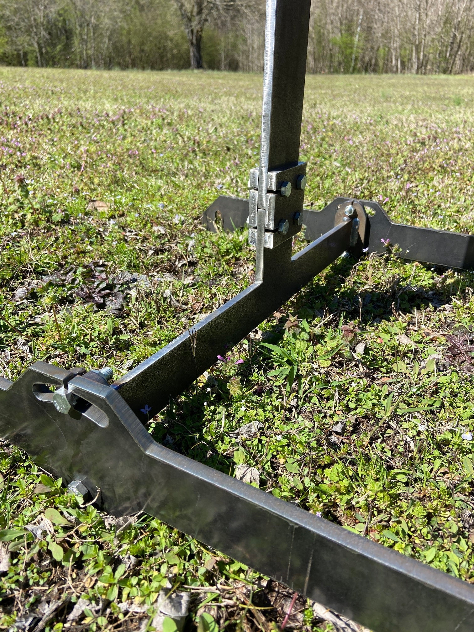 Magnum Target Portable 1/4" .22LR Rimfire Texas Star "No Weld" Reactive Steel Shooting Target w/ 4in Paddles - TS-4-14