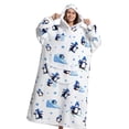 thumbnail image 3 of Oversized Hoodies Sweatshirt Women Winter Hoodies Fleece Giant Tv Blanket With Sleeves, 3 of 5