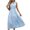Blue 425, variant on Henpk Summer Dresses for Women Striped T Shirt Dress Casual Midi Dress Short Sleeve Sundress with Pockets Sexy Fashion Casual Slim Casual Sleeveless V-Neck Dress Blue XL