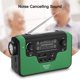 thumbnail image 3 of Radio solar FM/AM/SW con manivela, tarjeta de memoria, música para llamadas manos libres Bluetooth, radio FM solar verde, 3 of 14