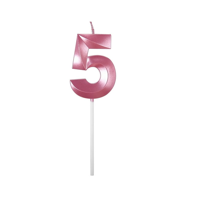 Binwennn Candle for Teens Natural Scent Birthday Candles Extended Big Number Candle Multicolor 3D Design Cake Topper Decoration For Any Celebration