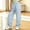 Blue, variant on WQNVRNR Girls Wide Leg Pants High Waist Drawstring Loose Lightweight Pleated Casual Pants Navy 6 Years