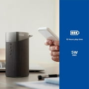 Philips S3505 Portable Bluetooth Speaker with Built-In Microphone, Small Size, Gray, TAS3505