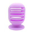thumbnail image 1 of Silic Makeup Sponge Holder, 5 Line Vented Shatterproof Beauty Sponge Carrying Case Organizer Make up Sponge Travel Case, Violet, 1 of 5