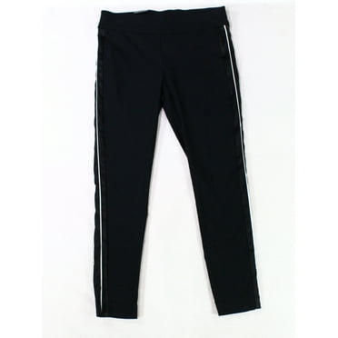 Womens Pants Petite Dress Skinny-Leg Contrast Stretch 2P